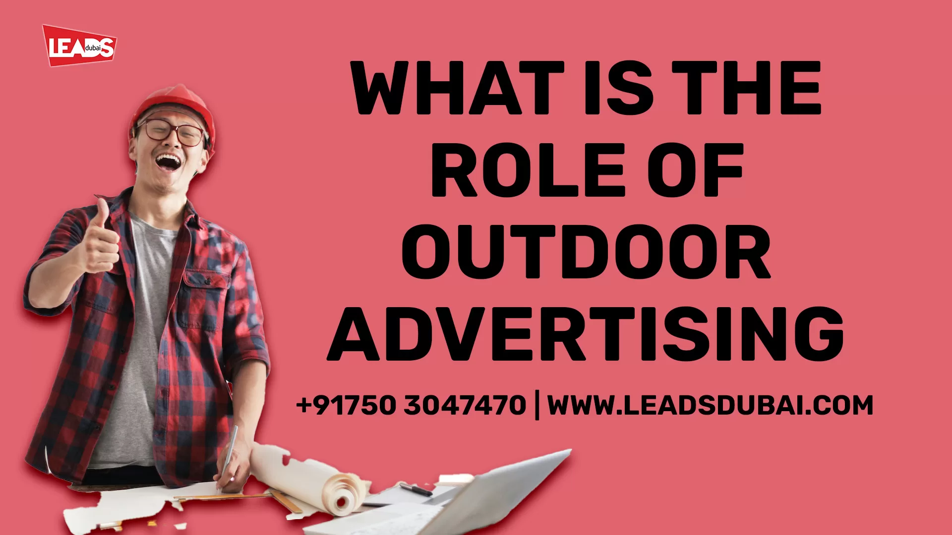 Infographic explaining the role of outdoor advertising and its marketing benefits 