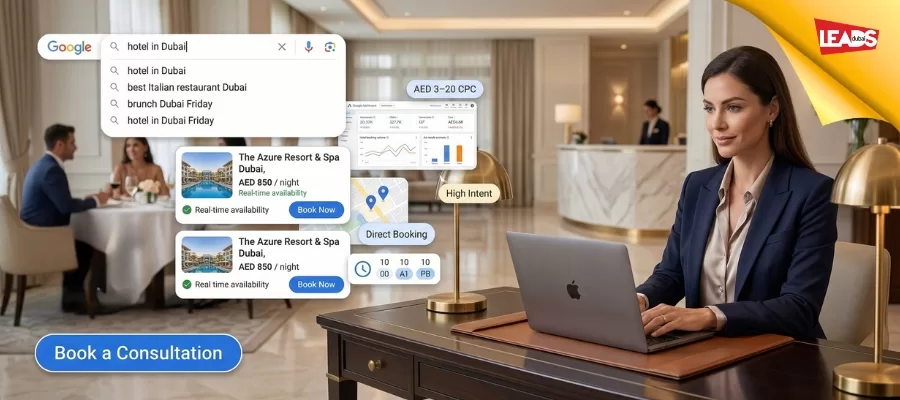 Hotel & Hospitality Marketing - Google Ads for Hotel Marketing in Dubai