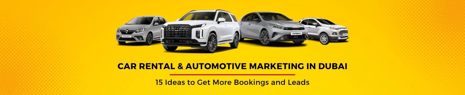 LD Services Banner for Car Rental & Automotive Marketing in Dubai